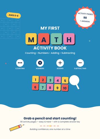 My First Math Activity Book