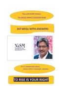 347 MCQs on SOCIAL IMPACT ASSESSOR EXAM - BY NIBM