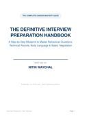 The Definitive Interview Preparation Handbook