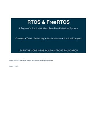 RTOS free RTOS learning guide