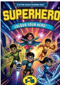 Colouring book superhero