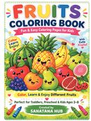 Fruits Coloring Book