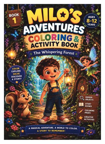 Milo's Adventures Coloring & Activity Book