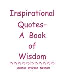 Inspirational  Quotes-    Author -Divyesh  Kothari