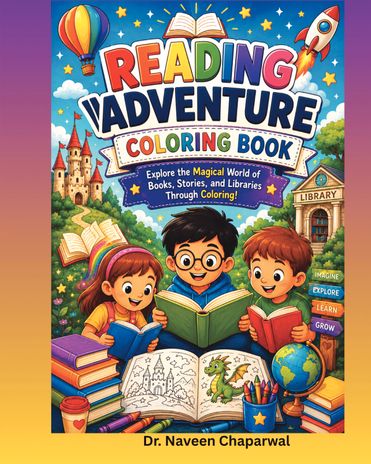 Reading Adventure Coloring Book for Kids