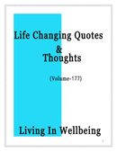 Life Changing Quotes & Thoughts (Volume 177)