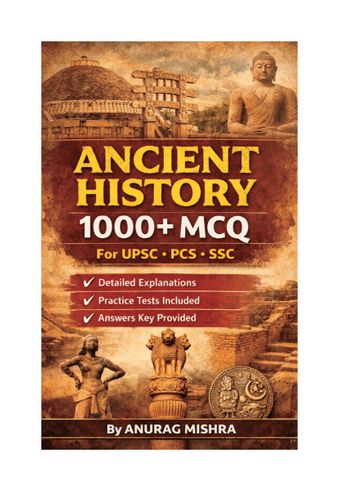 Ancient History 500 MCQ By Anurag Mishra