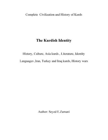The Kurdish Identity