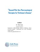 Beyond Pills: Non-Pharmacological Therapies for Parkinson’s Disease