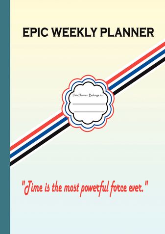 Epic Weekly Planner ,for 2 years Planning Journal Book.