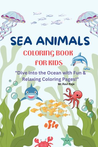 SEA ANIMALS COLORING BOOK