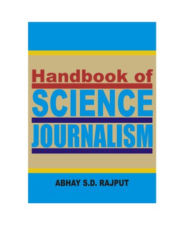 Handbook of Science Journalism