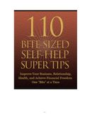 110 BITE-SIZED SELF-HELP SUPER TIPS