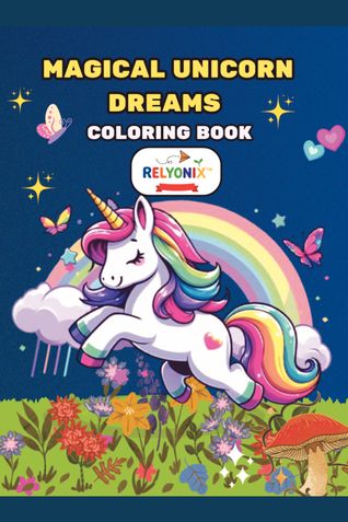 Magical Unicorn Dreams Coloring Book