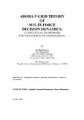 Arora F-Grid Theory of Multi-Force Decision Dynamics: A Conceptual Framework for Managerial Decision-Making