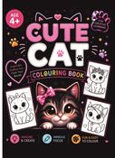 Cute cat coloring book