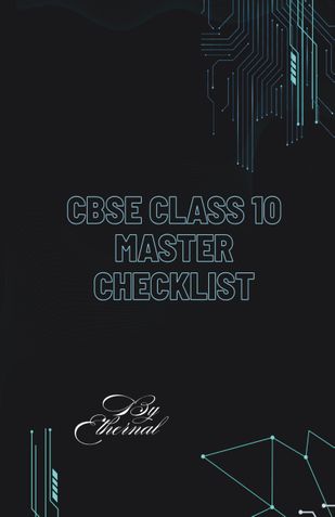 Class 10 Master Checklist (CBSE)