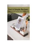 FAST AND SIMPLE RECIPES WITH 30 MINUTES