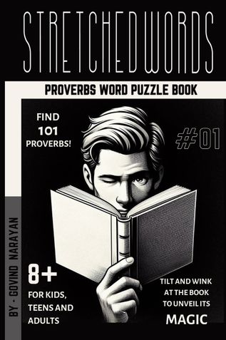 Stretched Words Proverbs Word Puzzle Book For Kids, Teens and Adults