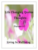 Life Changing Quotes & Thoughts (Volume 107)