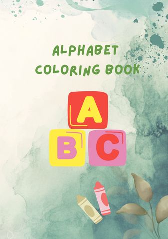 Alphabet A to Z Coloring Book for Kids