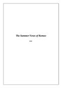 The Summer Vows of Romeo