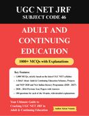 UGC NET – Subject Code 46: Adult and Continuing Education 1000+ MCQs with Explanations