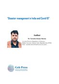 Disaster management in India and Covid 19