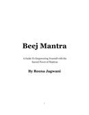 Beej Mantra - The Power of Chanting Mantras