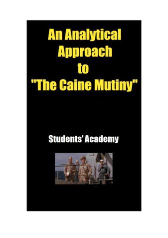 An Analytical Approach to “The Caine Mutiny”