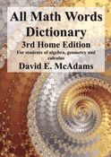 All Math Words Dictionary