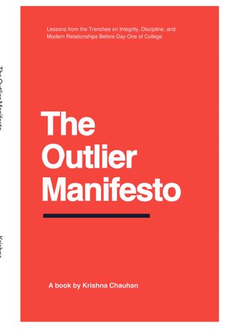 The Outlier Manifesto