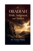 Obadiah: Pride, Judgment, and Justice