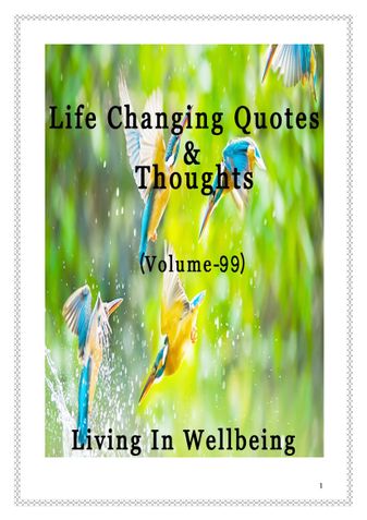 Life Changing Quotes & Thoughts (Volume 99)