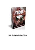 100 Body Building tips