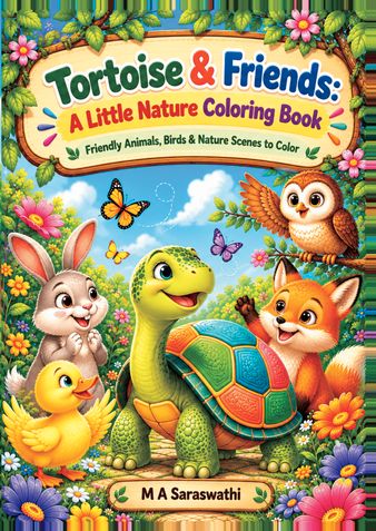 Tortoise & Friends: A Little Nature Coloring Book