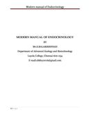Modern manual of Endocrinology