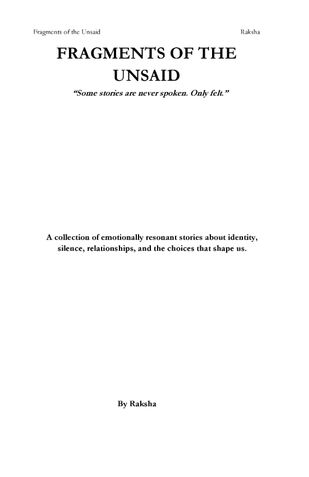 FRAGMENTS OF THE UNSAID