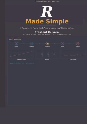 R Made Simple A Beginner’s Guide to R Programming and Data Analysis