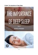 The Importance of Deep Sleep