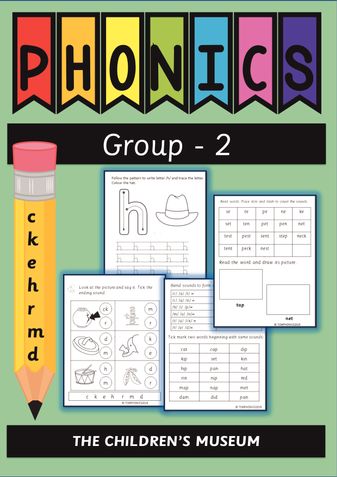 PHONICS - Group 2 (c, k, ck, e, h, r, m, d)