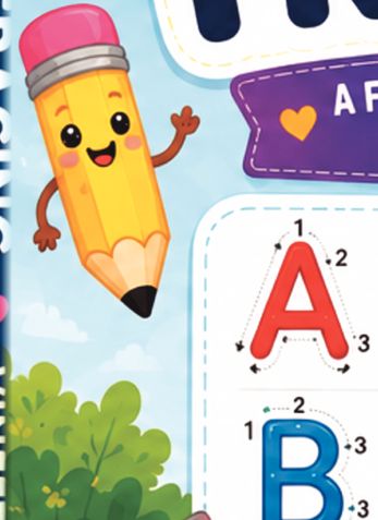 Letter Tracing Book for Preschoolers: Learn to Write Alphabet ABC: Handwriting Practice Workbook with Fun Animals and Objects for Kids Ages 3-5