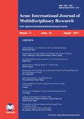 Acme International Journal of Multidisciplinary Research : August - 2017