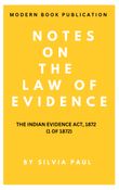 S. P. LAW NOTES SERIES ON LAW OF EVIDENCE