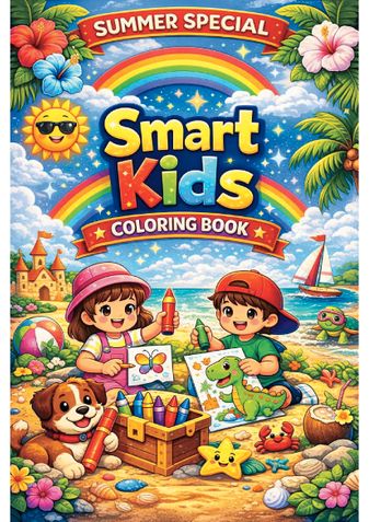 SMART KIDS COLORING BOOK