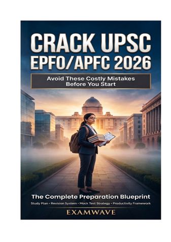 UPSC EPFO/APFC 2026 in Your First Attempt: Avoid These Costly Mistakes Before You Start