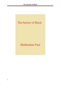 The barrier of Black