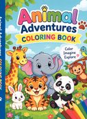 Animal colouring book adventures