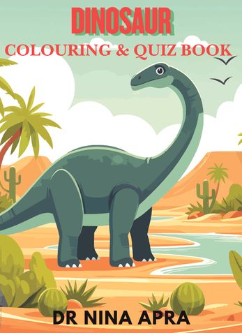DINOSAUR COLOURING AND QUIZ BOOK