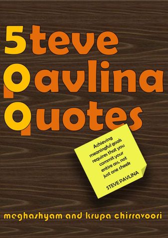500 Steve Pavlina Quotes
